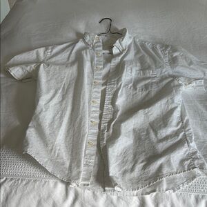 Sonoma White Casual Button Down Shirt